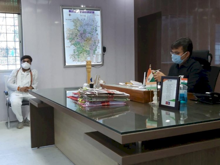भारतीय जनता पार्टी ने मध्यम परिवारों के लिए जिला कलेक्टर को ज्ञापन सौपा 