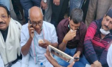 चुनाव आयोग पहुंची भाजपा, आचार संहिता उल्लंघन का आरोप लगाया दिग्विजय सिंह पर