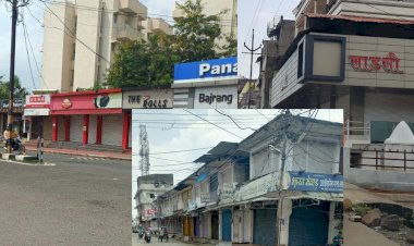 कोरोना की चेन तोड़ने एक सप्ताह का लॉकडाउन कर व्यापारियो ने पेश की मिसाल, अब जनता की बारी।