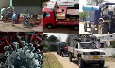 ना बैरिकेटिंग ना सेनेटाइजेशंन, रस्सी बांध कर निभाई जा रही औपचारिकता...