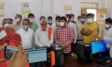 जिला अस्पताल में कोविड-19 टीकाकरण कंट्रोल हेल्प डेस्क का शुभारंभ