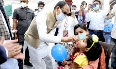 पोलियो मुक्त बने देश-प्रदेश : मुख्यमंत्री श्री चौहान, प्रदेश के एक करोड़ 11 लाख बच्चों को दी जाएगी खुराक
