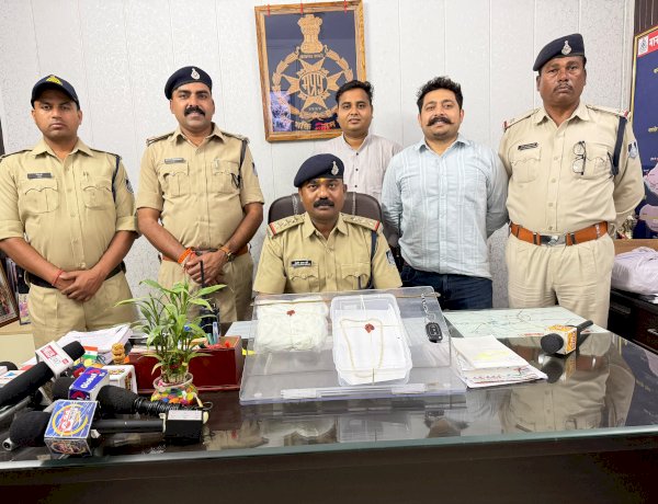 महगे शौक पूरे करने के लिये रेंट पर कार लेकर छिन्दवाडा में की थी चेन स्नचिंग कोतवाली पुलिस ने माल सहित आरोपीयो को किया गिरफ्तार,