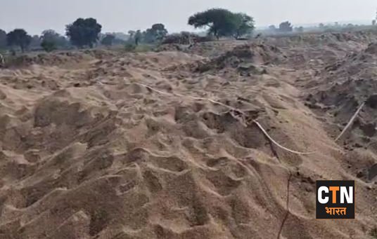 खबर का असर : रेत माफियाओं के विरुद्ध बड़ी कार्यवाही