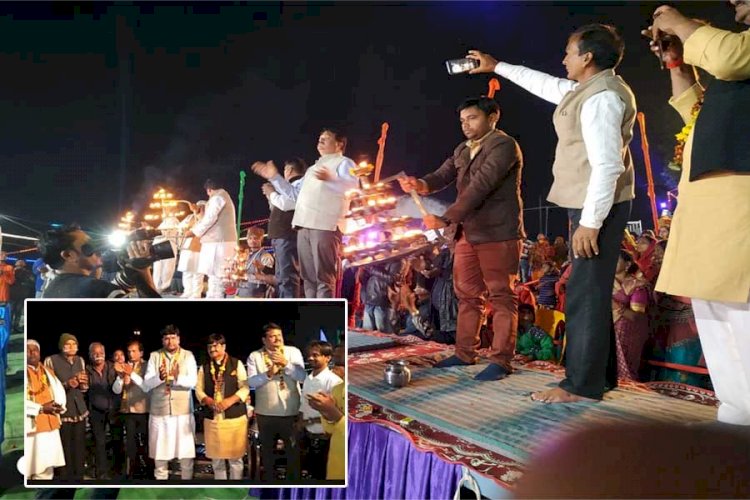 बरगी नगर में विधायक ने की महाआरती