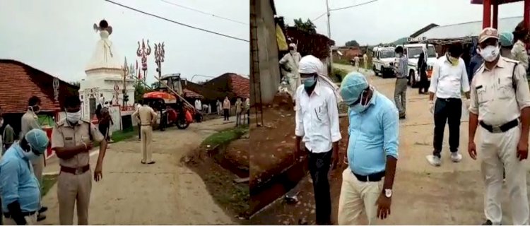छपारा विकासखण्ड के  पायली कला  क्षेत्र के तीन व्यक्तियो ने जीती कोरोना से जंग, स्वस्थ होकर पहुचे अपने घर