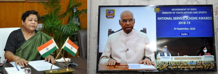 राज्यपाल ने छत्तीसगढ़ के एन.एस.एस. के दो श्रेष्ठ स्वयंसेवकों को राष्ट्रीय पुरस्कार मिलने पर दी शुभकामनाएं