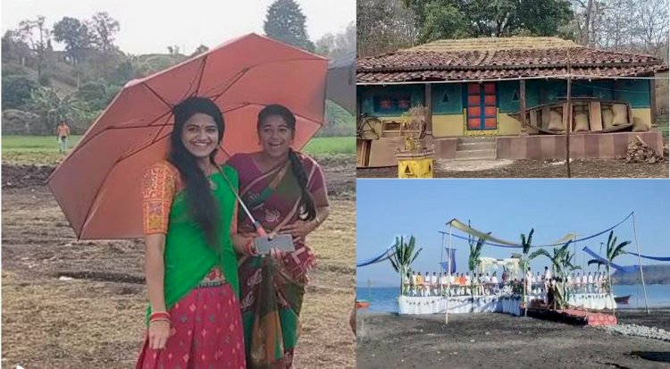 सिवनी के घंसौर के पास पायली पर्यटन स्थल पर हो रही फिल्म की शूटिंग को देखने उमड़े ग्रामीण - देखे पूरी खबर